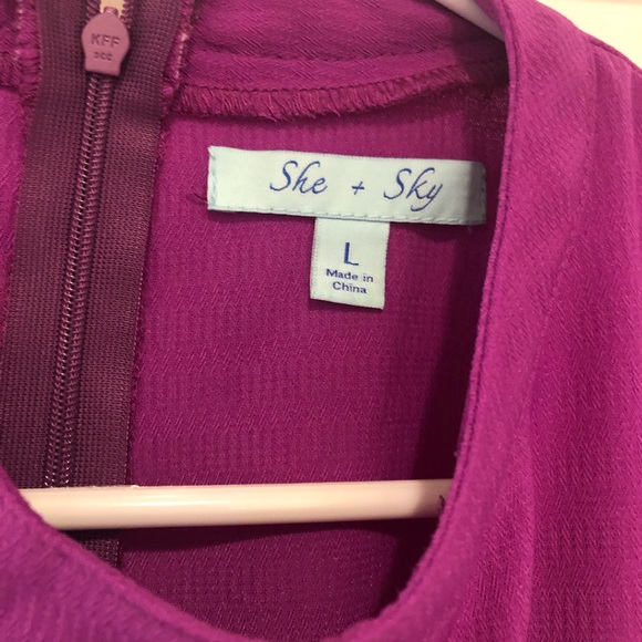 She + Sky purple dress - Picture 4 of 4